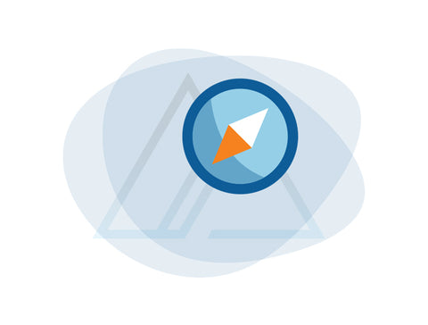 Compass icon for the financial advisory services at Hall & Associates.